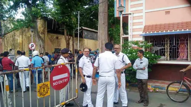 मंत्री पार्थ चटर्जी का घर