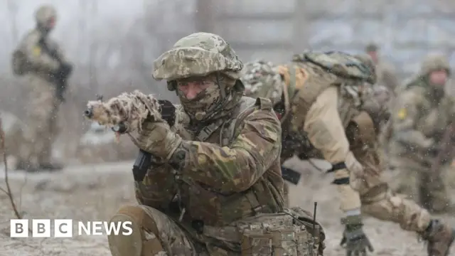 Ciidamada Ruushka ee jiidda hore ee dagaalka Ukraine ku sugan