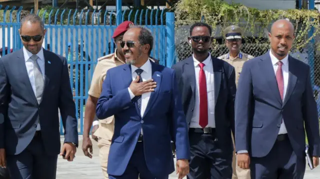 Wafdiga uu hoggaaminayo madaxweynaha