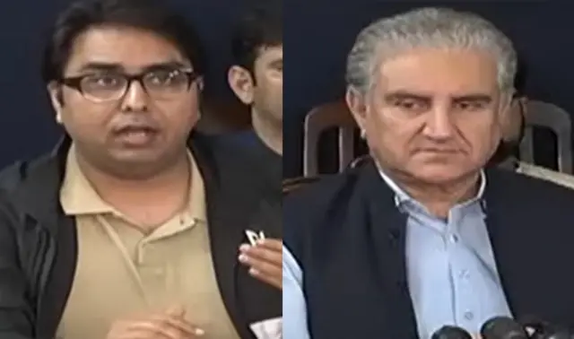 شہباز گل، شاہ محمود قریشی