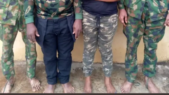 Fake soldiers