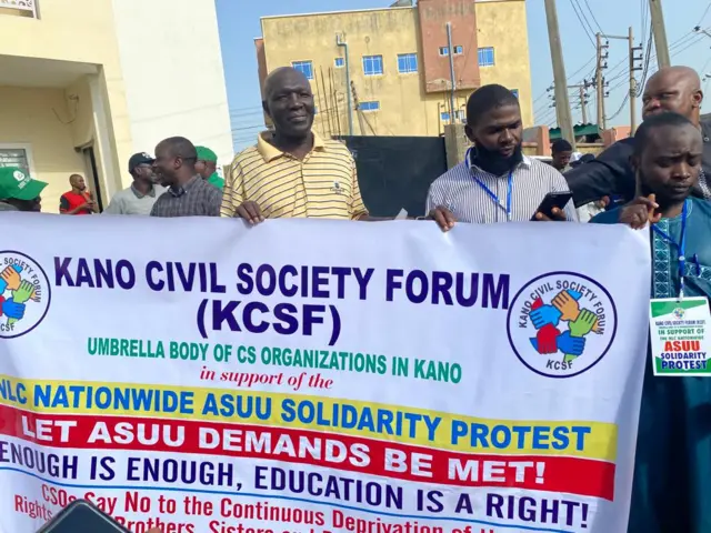 Nigerians Protest ASUU Strike