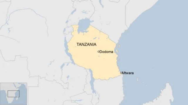 Tanzania map