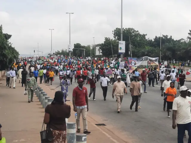NLC protest