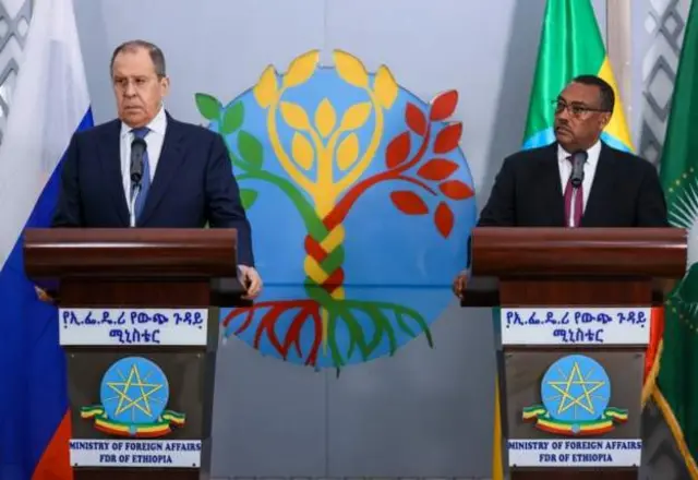 wasiirada arrimaha dibedda Ruushka iyo Itoobiya