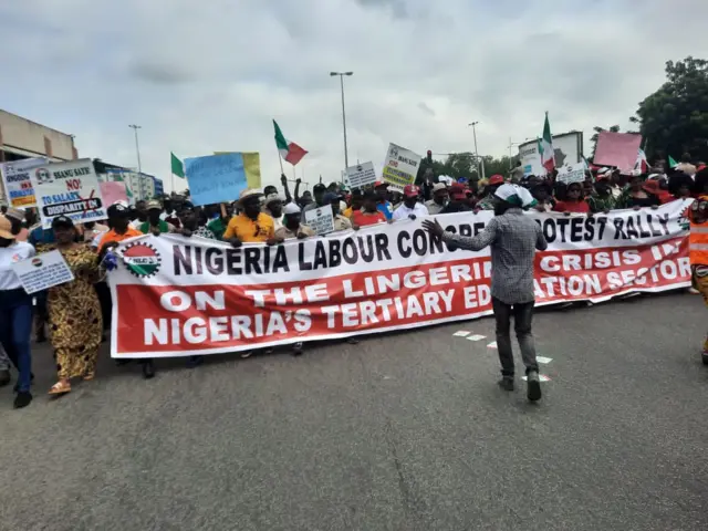 NLC protest