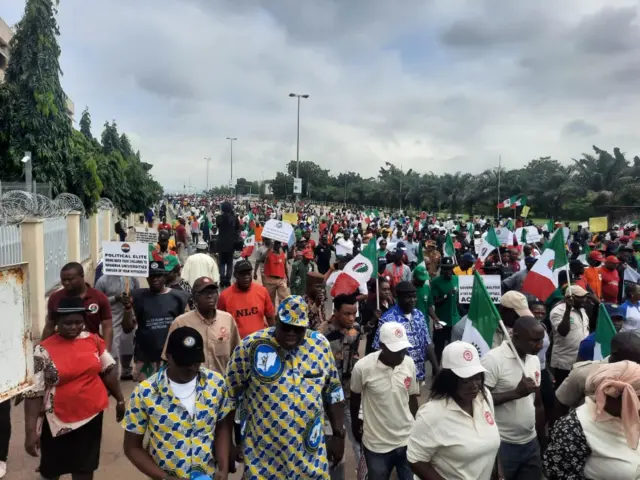 NLC protest