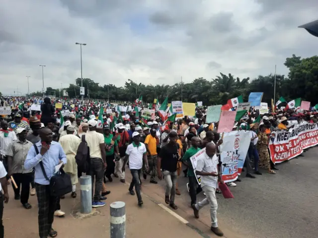 NLC protest
