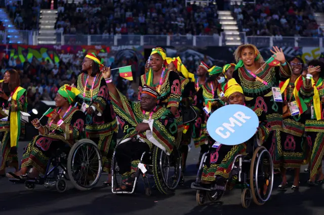 Team Cameroon for di Commonwealth Games