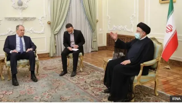 دیدار لاوروف و رئیسی