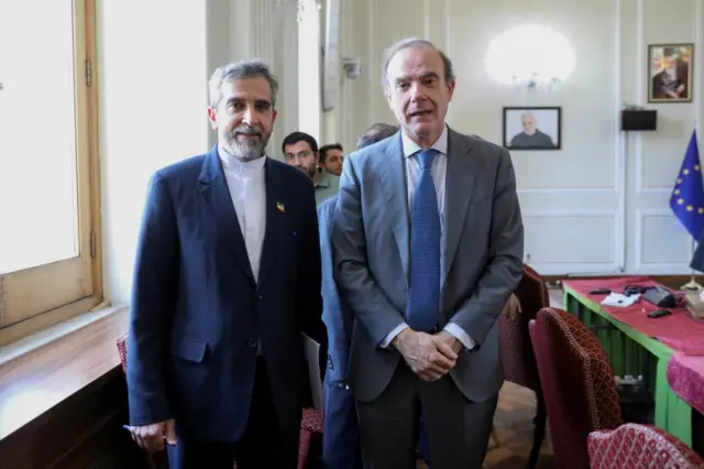 علی باقری کنی و انریکه مورا در سفر آقای مورا به تهران