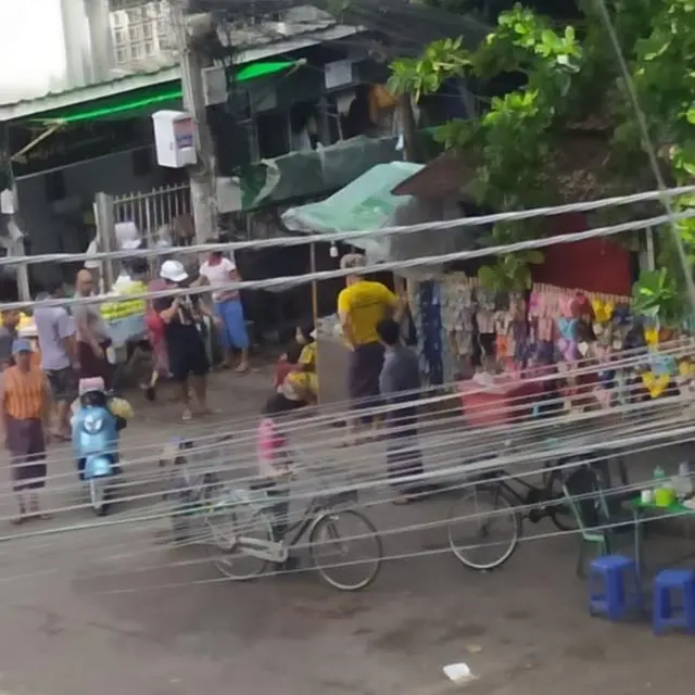 ဒီနေ့မနက်ပိုင်း ပစ်ခတ်မှုအပြီး မြင်ကွင်း
