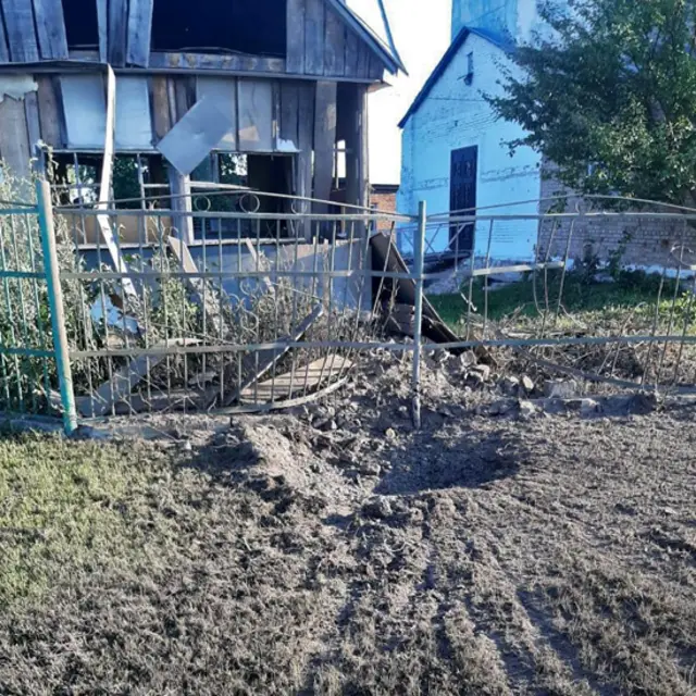 Роман Старовойт опубликовал фотографии последствий обстрела