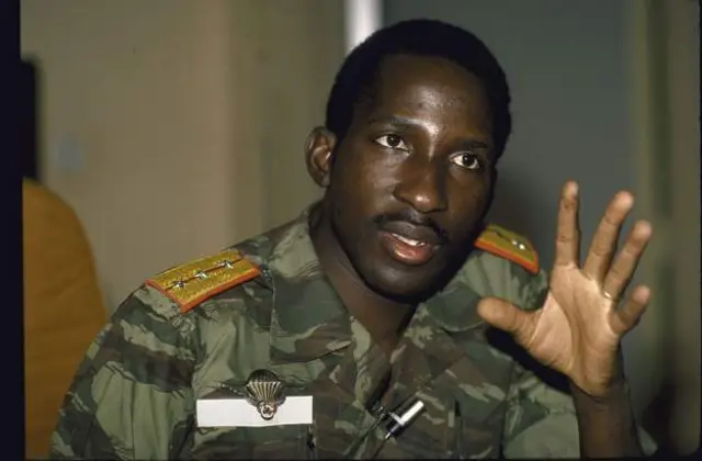 Dem kill Thomas Sankara for coup in 1987 coup wey bring Blaise Compaoré to power.