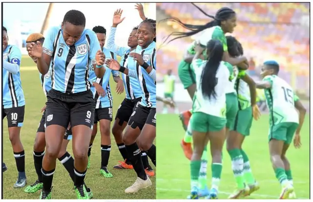 Super Falcons ati agbaboolu Bostawana