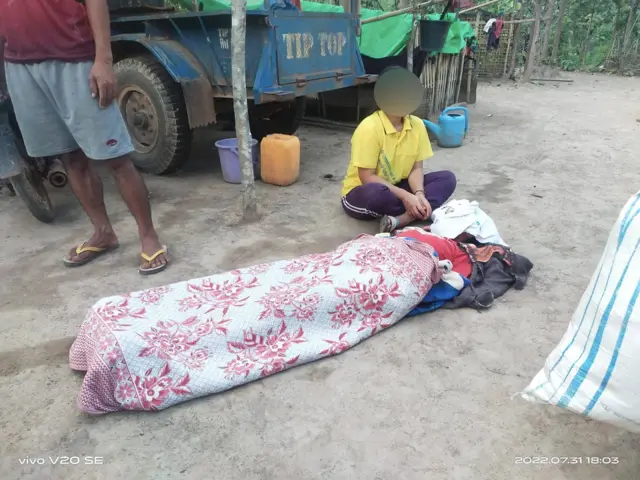 လက်နက်ကြီးကြောင့် အသက် ၁၃ နှစ်အရွယ် စစ်ရှောင်အမျိုးသမီးငယ် တစ်ဦး သေဆုံးခဲ့တာလို့ဆိုပါတယ်။