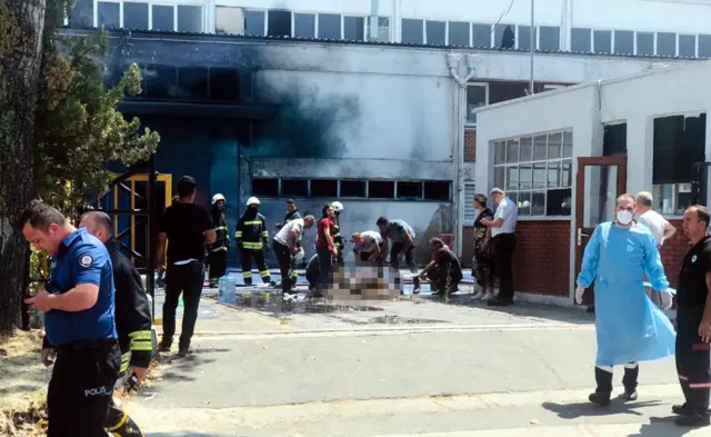 tekirdağ fabrika patlama