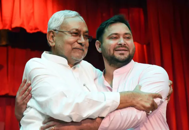 नीतीश कुमार, तेजस्वी यादव