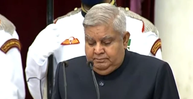 భారత ఉపరాష్ట్రపతి జగదీప్ ధన్‌ఖర్