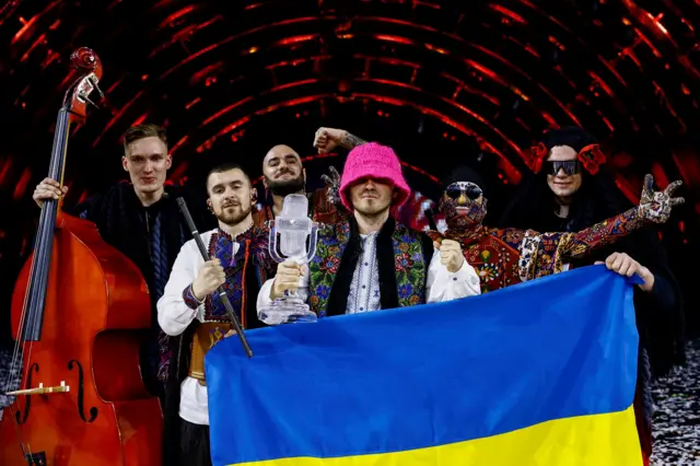 Украинская группа "Калуш" победила на "Евровидении-2022" с песней "Стефания"