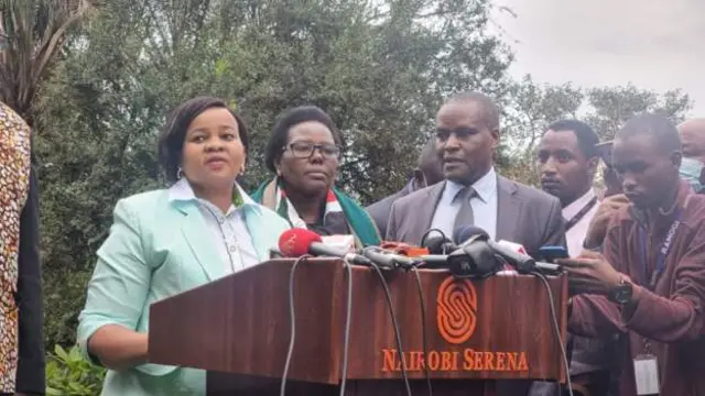 Baadhi ya Makamishna wa Tume Huru ya uchaguzi Kenya