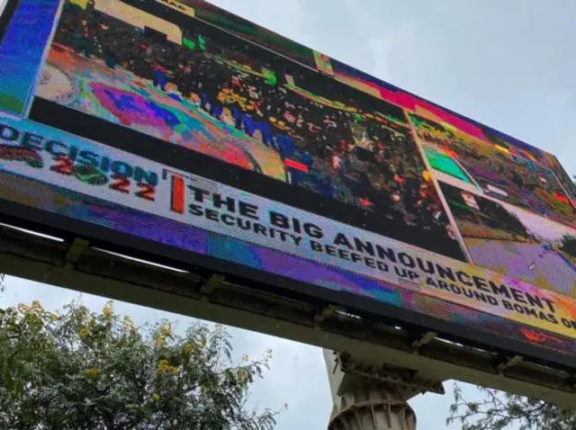 ውጽኢት ምርጫ ንምንጋር ዝተዳለወ ስክሪን