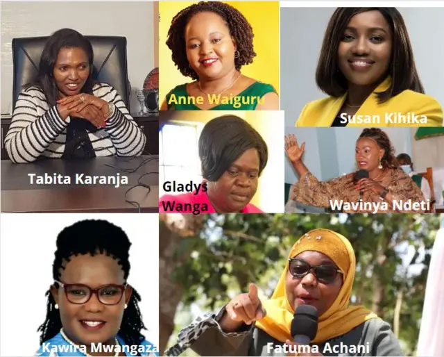 Susan Kihika, Anne Waiguru , Gladys Wanga na ndị ọzọ