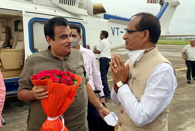 नितिन गडकरी और शिवराज सिंह चौहान