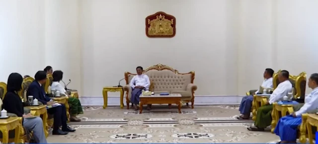နိုလင်းဟေဇာနဲ့ စစ်ကောင်စီတွေ့ဆုံ