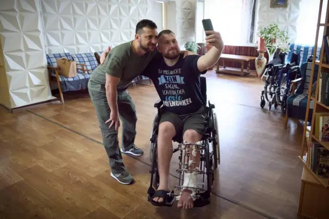 Зеленский в госпитале