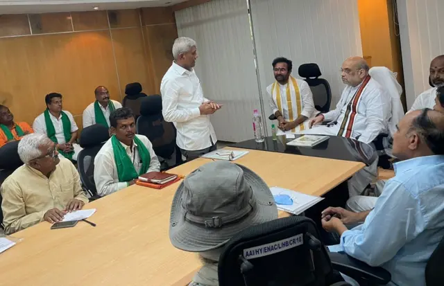 రైతు సంఘాల నేతలో అమిత్ భేటీ