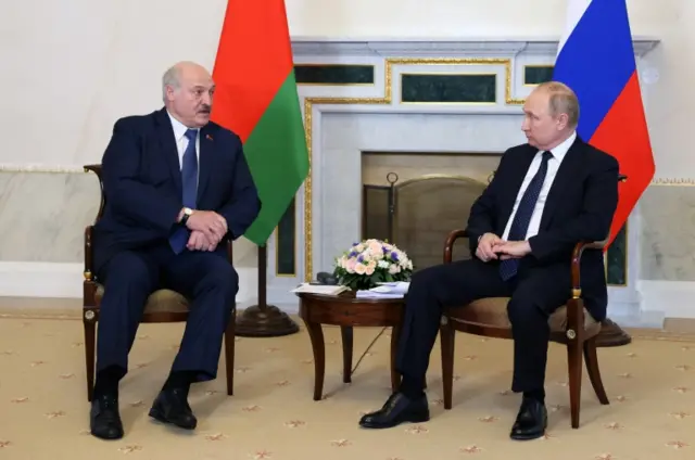Лукашенко і Путін