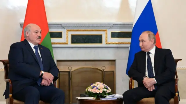 Путин и Лукашенко