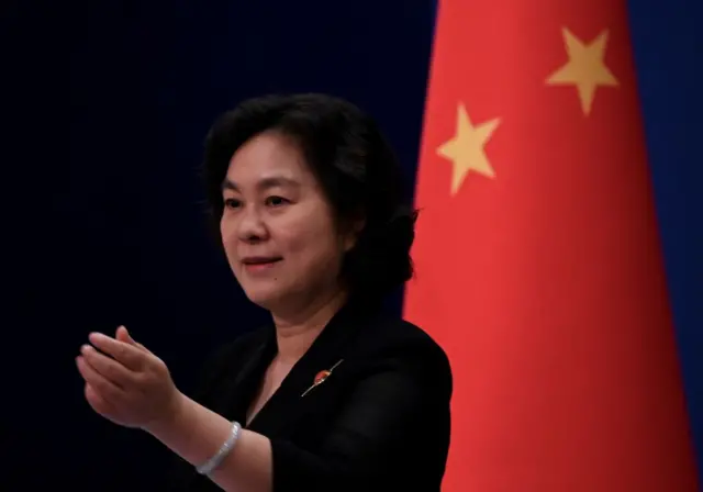चीन में विदेश मंत्रालय की प्रवक्ता