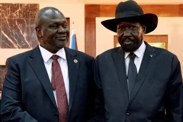 Salva Kiir da Riek Machar