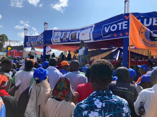 Azimio la Umoja wakifanya mkutano wao wa kampeni pwani ya Kenya