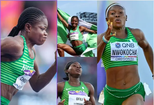 Rosemary Chukwuma, Tobi Amusan, Favour Ofili, na Grace Nwokocha