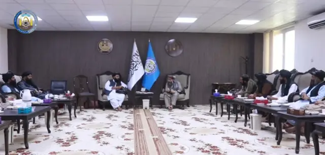 جلسه امنیتی وزارت داخله طالبان
