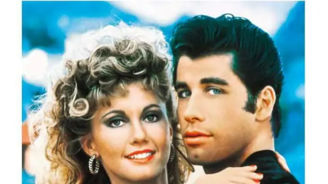 Olivia Newton-John and John Travolta in ‘Grease’