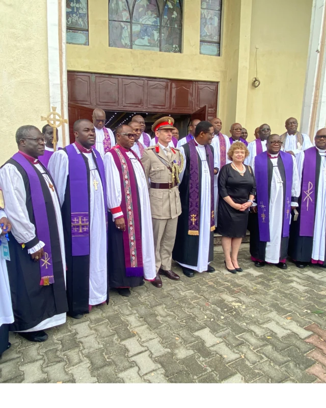 Di service hold for di Cathedral of Advent, Abuja, Nigeria Capital