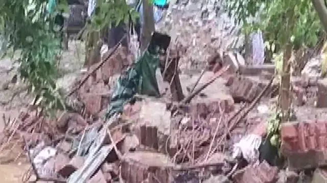 लखनऊ के दिलकुशा इलाक़े में दीवार गिरने से 9 लोगों की मौत