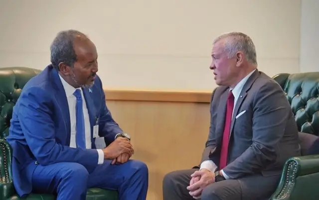 kulanka madaxda Soomaliya iyo Urdun