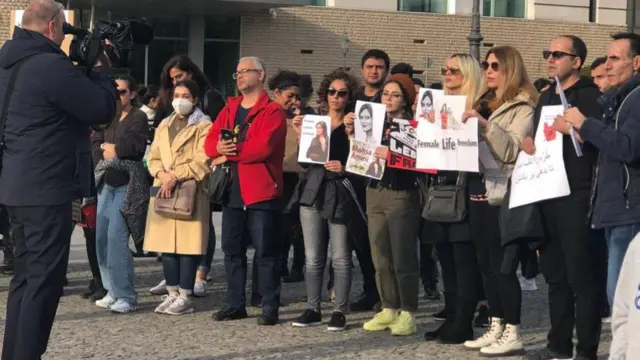 تجمع ایرانیان در برلین آلمان