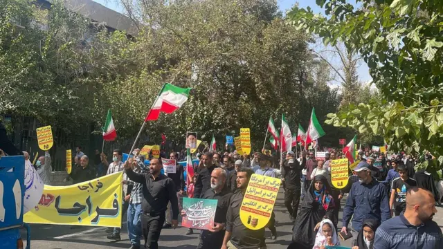 تجمع بعد از نماز جمعه در تهران