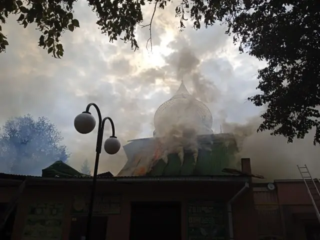 первомайське пожежа