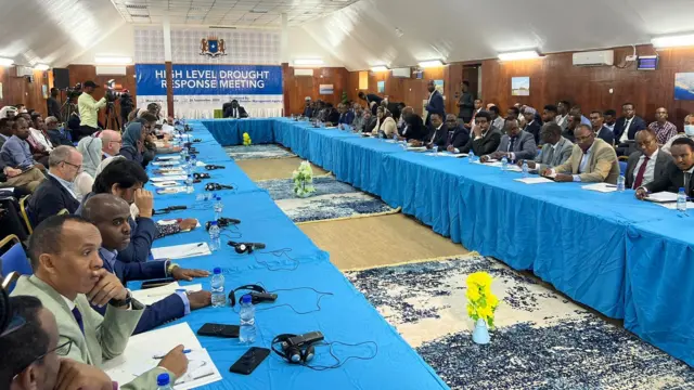 Shirka ka dhacay Muqdisho ee looga hadlay ka jawaab celinta dhibaatada ka dhalatay abaarta ka taagan Soomaaliya