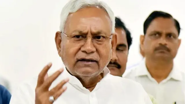 बिहार के मुख्यमंत्री नीतीश कुमार