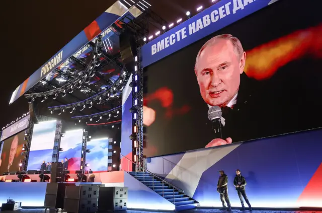 Путин на Красной площади