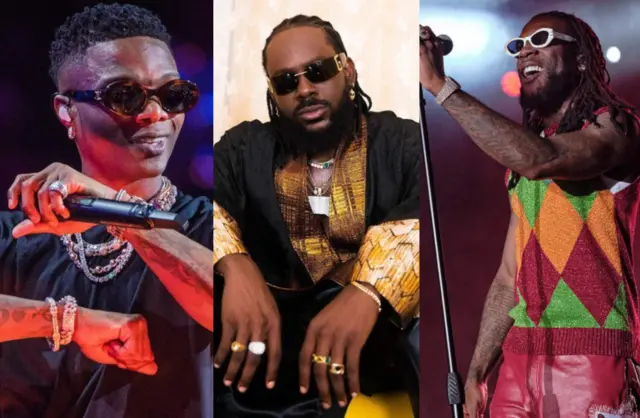 Wizkid, Adekunle Gold, Burnaboy
