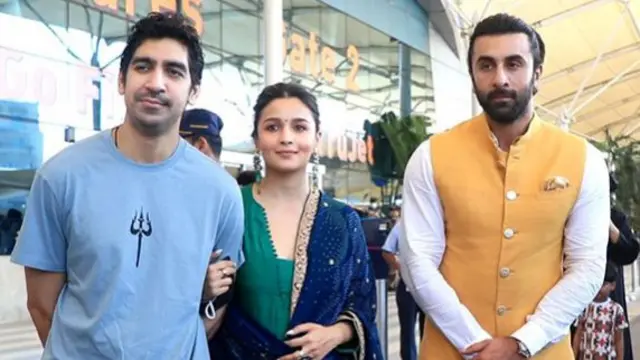 బ్రహ్మాస్త్రం సినిమా నటులు రణ్‌బీర్ కపూర్, ఆలియా భట్